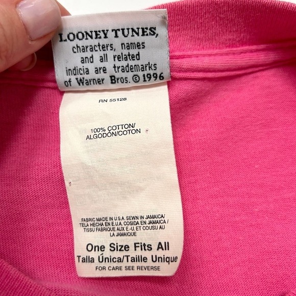 Vintage 90s Y2K Tweety Bird Loony Toons Sleep Dress Shirt Night Gown, One Size - Picture 12 of 12